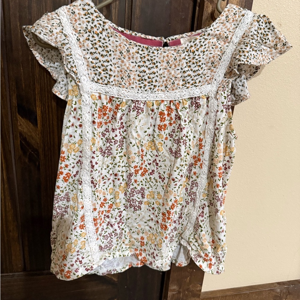 Floral Print Women's Top